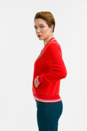 Lalamour - Nora bomber jacket red