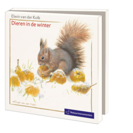 Kaartenmapje - Dieren in de winter Elwin van der Kolk
