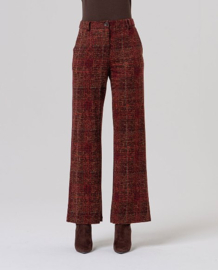 Surkana - Straight Trousers maroon Saro