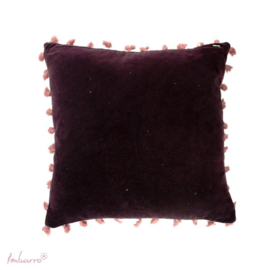 Imbarro - Kussen Linde aubergine