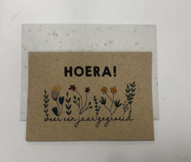 Bloom your message - Hoera ! Weer een jaar gegroeid