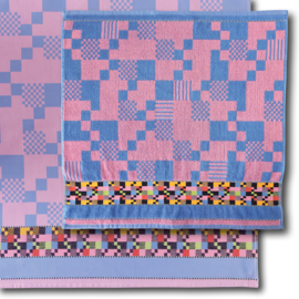 Handdoek Soft square pink