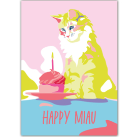 Fluor kaart - Happy Miau