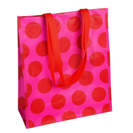Shopping bag Stip - rood roze
