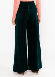 Blutsgeschwister - Trousers Soft and fitted Art nouveau green