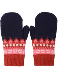 DaneWalnut - Wanten Navy Jacquard