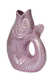 Monsieur Carafon - Fish vase Rainbow violet