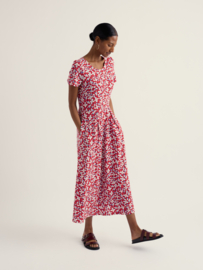 Seasalt - Veronica dress Posy press boat red