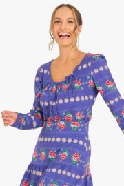 Tante Betsy - Top Dolly Vintage Folk blue