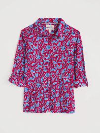 Seasalt - Larissa shirt Collaged floral scarlet