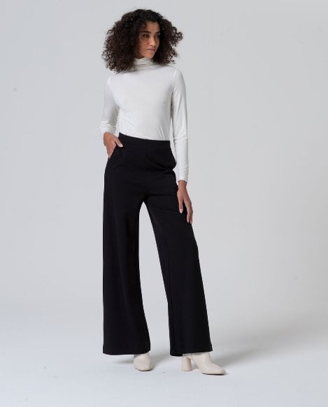Surkana - Trousers Lida charcoal black