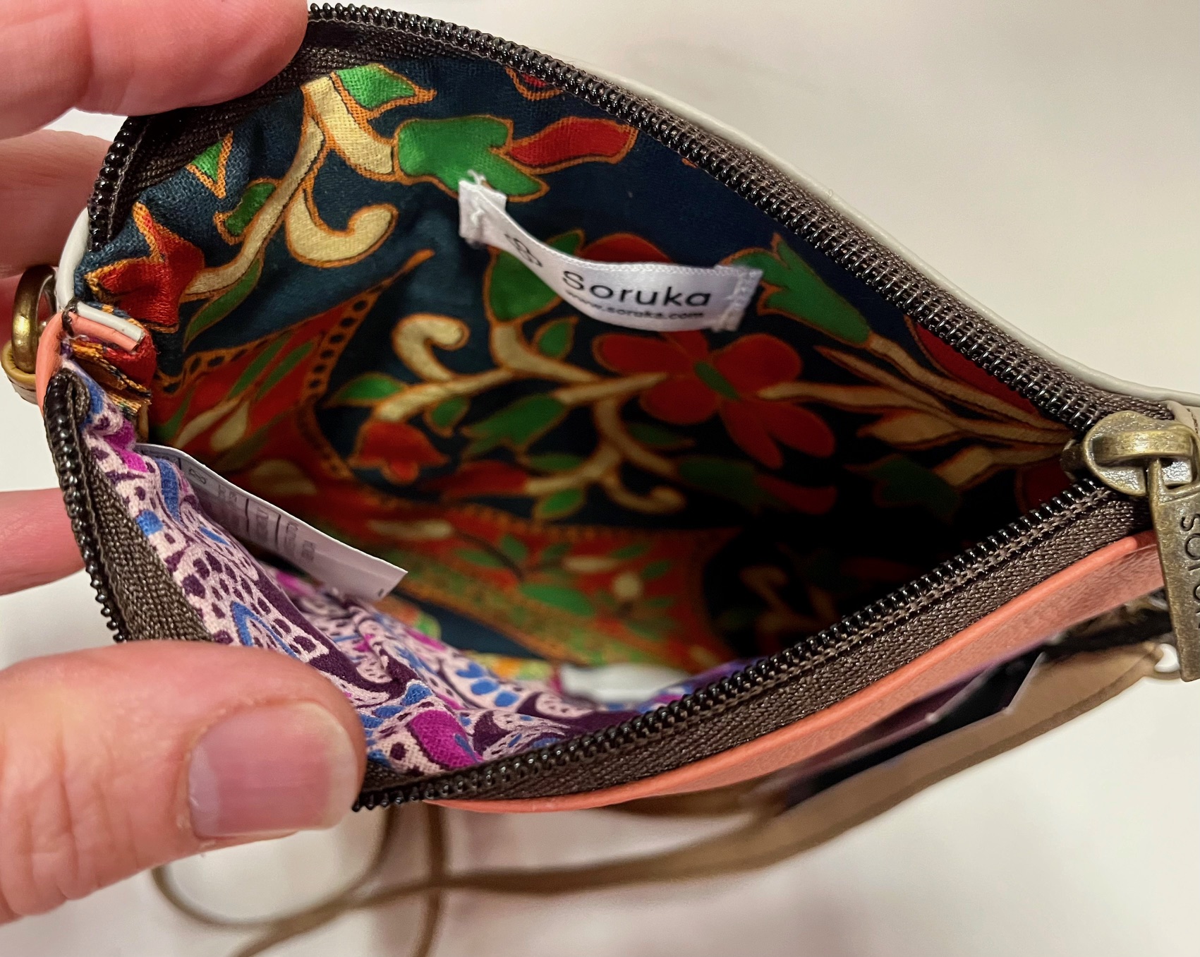 Soruka - tas Maya oranje roze donker rood