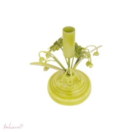 Imbarro - Kandelaar Fleuri lime