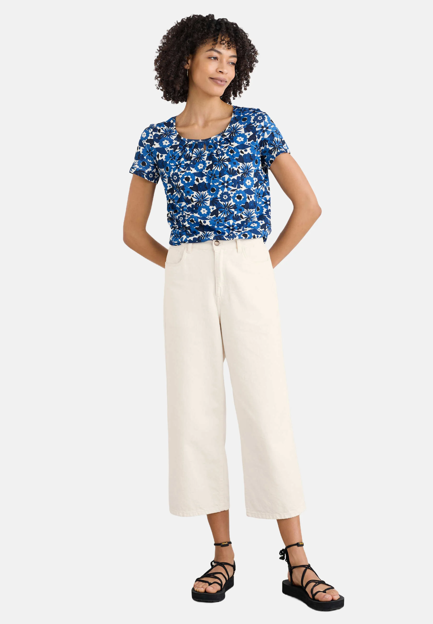Seasalt - Appletree T-shirt Screenprint Floral cargo