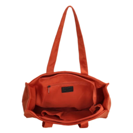 Ribtas shopper oranje