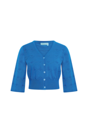Bakery Ladies - Cardigan ajour royal blue