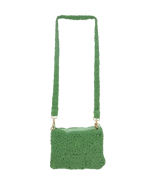 Gehaakte tas groen