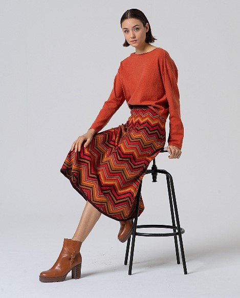 Surkana - Skirt Niux orange
