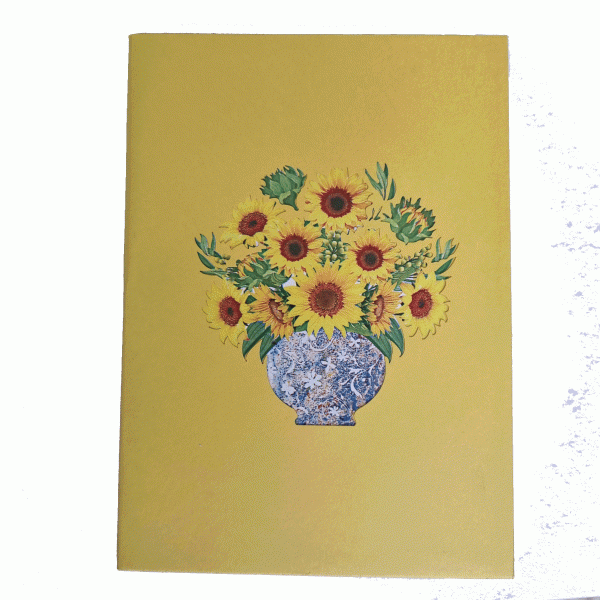 Pop-up kaart Zonnebloemen