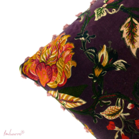 Imbarro - Kussen Linde aubergine
