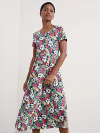 Seasalt - Veronica dress Garden Flowers night