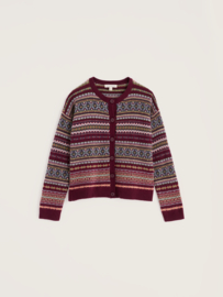 Seasalt - Copperhouse cardigan Fairisle Larkspur dark Hellebore