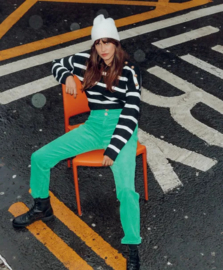 C'est beau la vie - Trousers Eddy Chine rib green