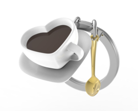 Coffee lover sleutelhanger