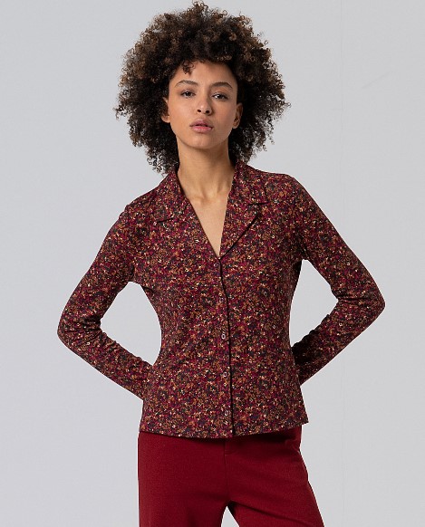 Surkana - Blouse Iron red