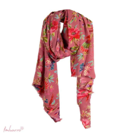 Imbarro sjaal Paradise Royal rose