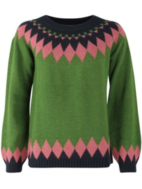 Danefae Hot Stove sweater - green