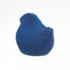 Retro badmuts toilettasje - blauw