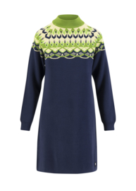 Blutsgeschwister - Dress Scandi Woods nostalgic island knit midnight