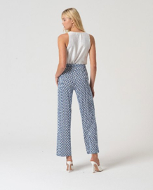 Surkana - Trousers Orve with belt blue