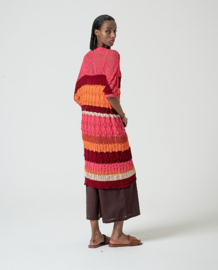 Surkana - Long cardigan Reco pink