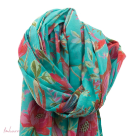 Imbarro - Sjaal Paradise voile azure