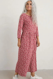 Seasalt - Guelder Rose dress- Wild Raspberry red