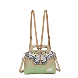 Hi-di-Hi tas Madame Butterfly beige