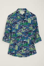 Seasalt - Larissa shirt - Sketchbook trees sea cave