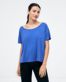 Surkana - Wide T-shirt blue
