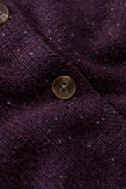Seasalt - Dawson pick cardigan merino grape