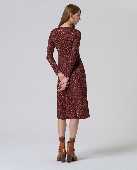 Surkana - Dress Iron red