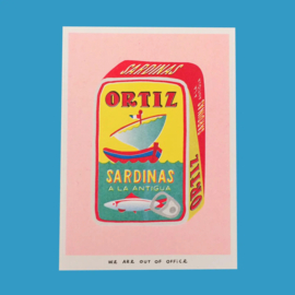 Resin print - Blik sardines
