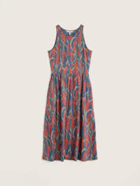 Seasalt - Porthmeor Wave dress Red hot poker dusk