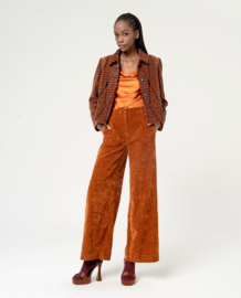 Surkana - Wide trousers mustard
