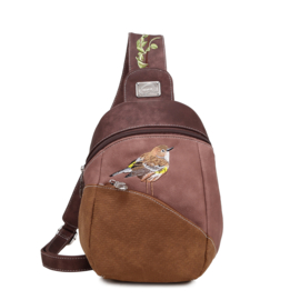 Hi-di-Hi tas Tjirp purple/lila/cognac