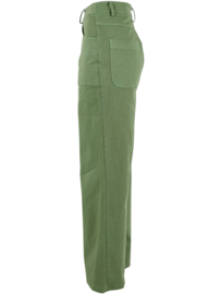 Danefae - DaneDaisy Stretch twill Trousers green