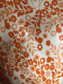 PVC tafelzeil Lola - Marigold Oranje bloemen