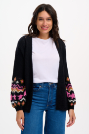 Sugarhill - Yvette cardigan Fairisle sleeve