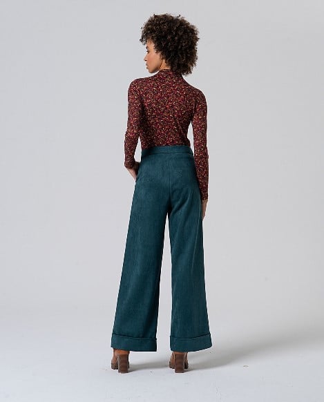 Surkana - Trousers Lisu Bottle green